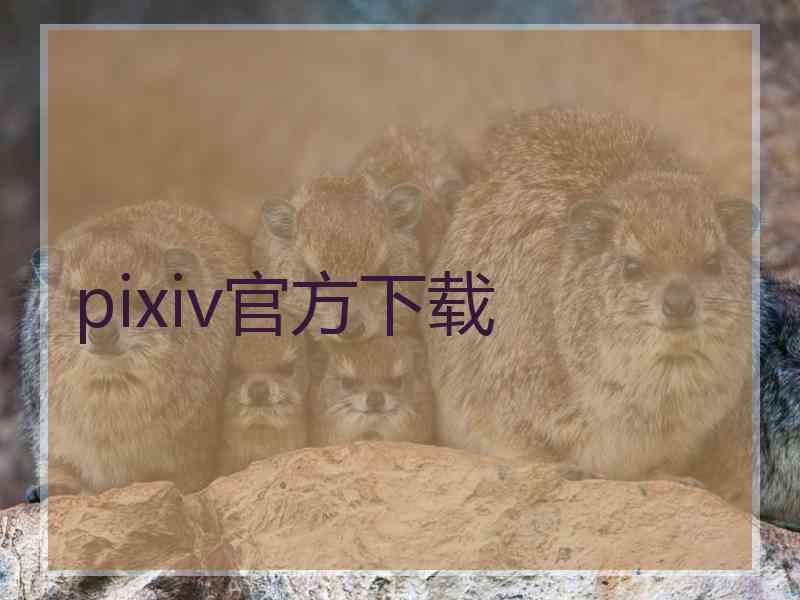 pixiv官方下载