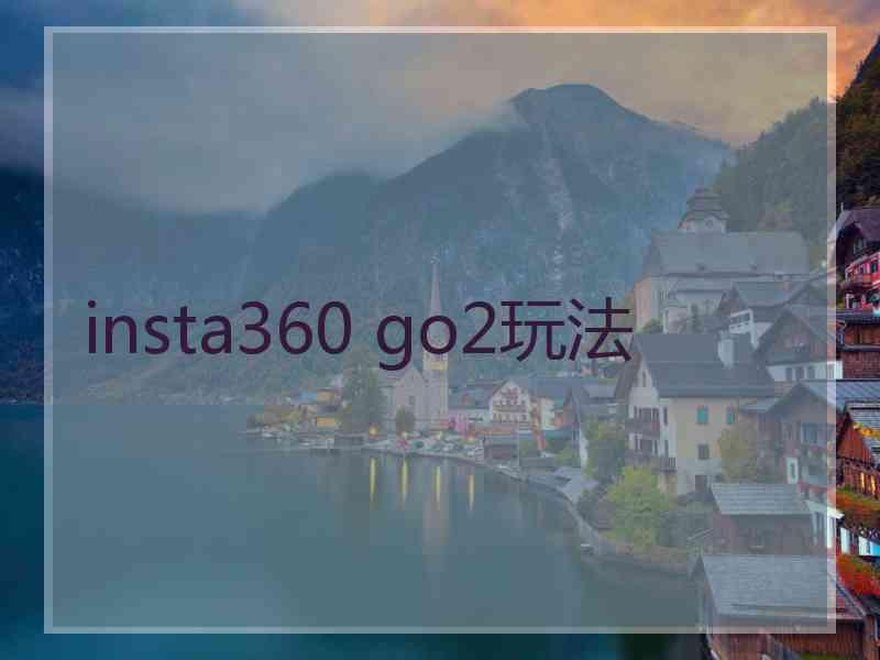 insta360 go2玩法