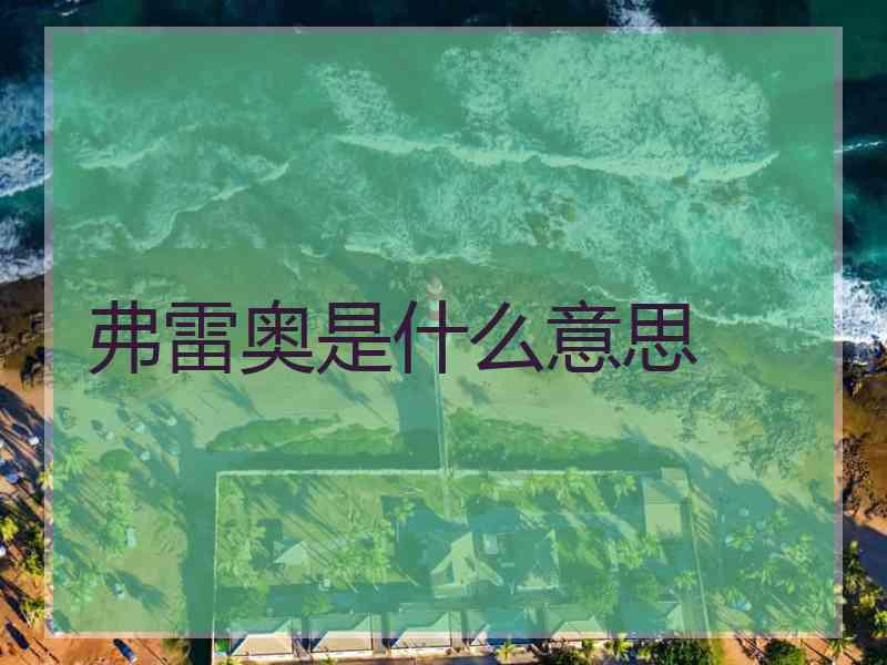 弗雷奥是什么意思