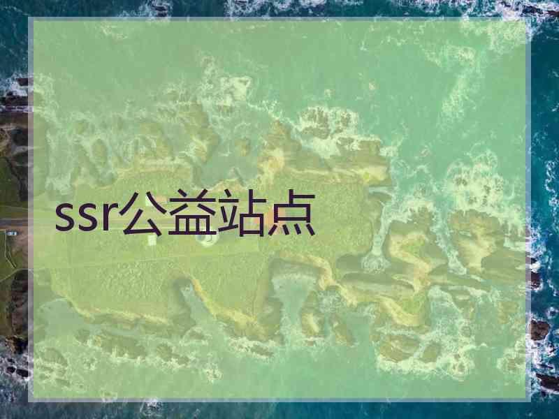 ssr公益站点