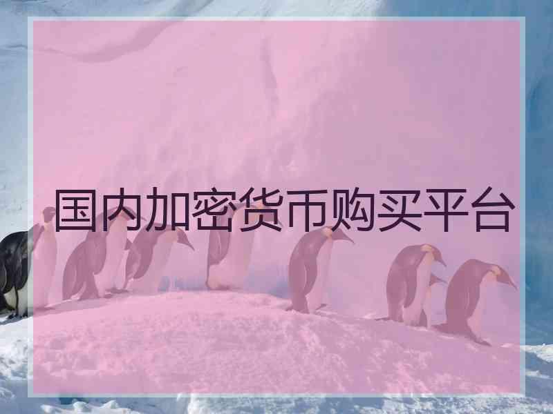 国内加密货币购买平台