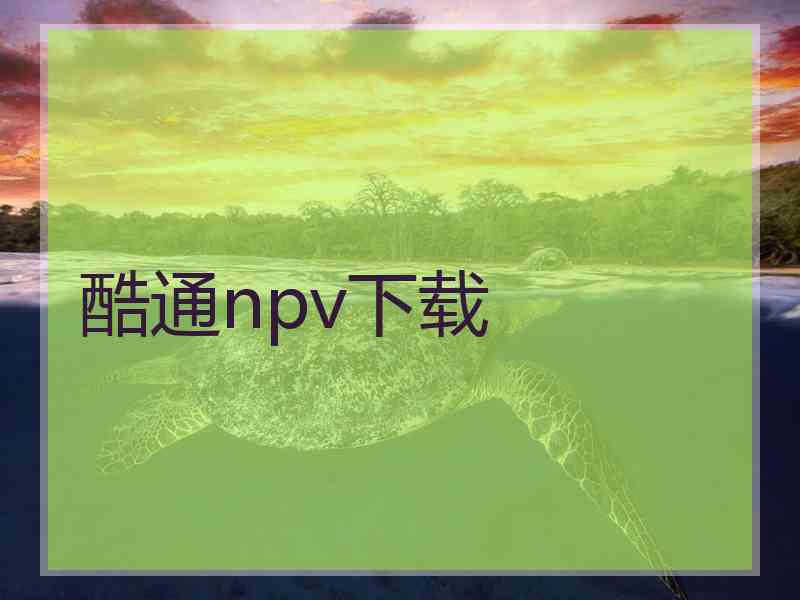 酷通npv下载