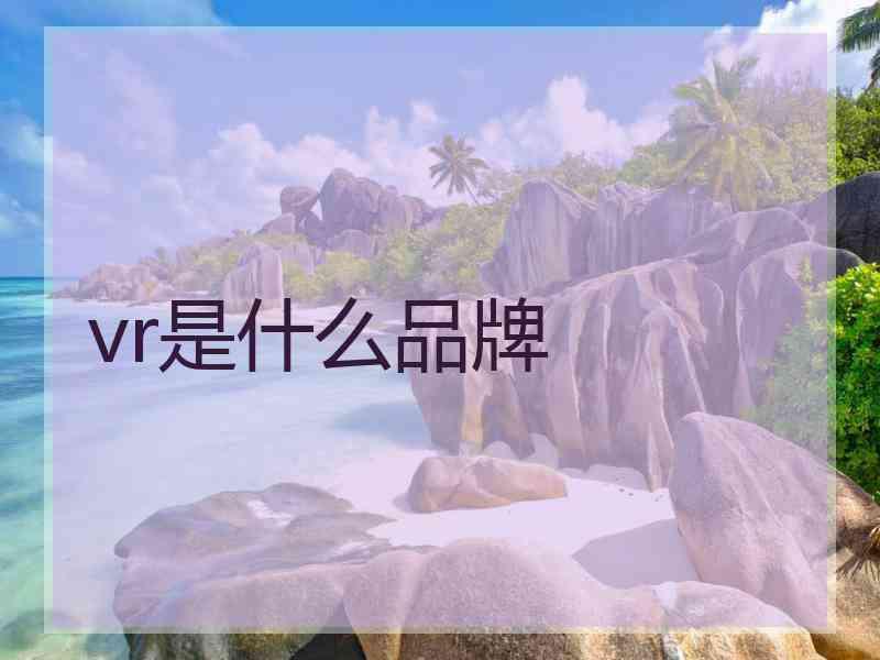 vr是什么品牌