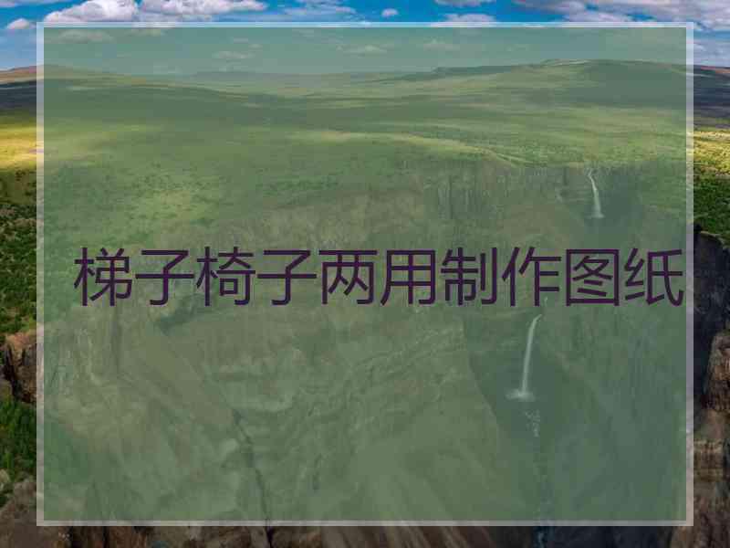 梯子椅子两用制作图纸