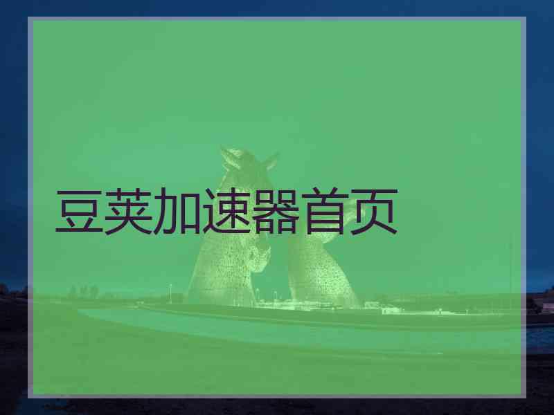 豆荚加速器首页