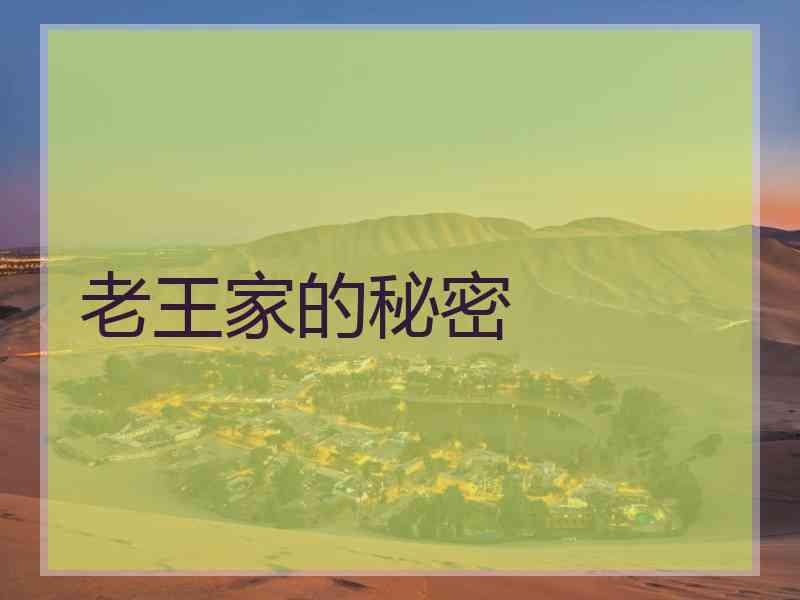 老王家的秘密