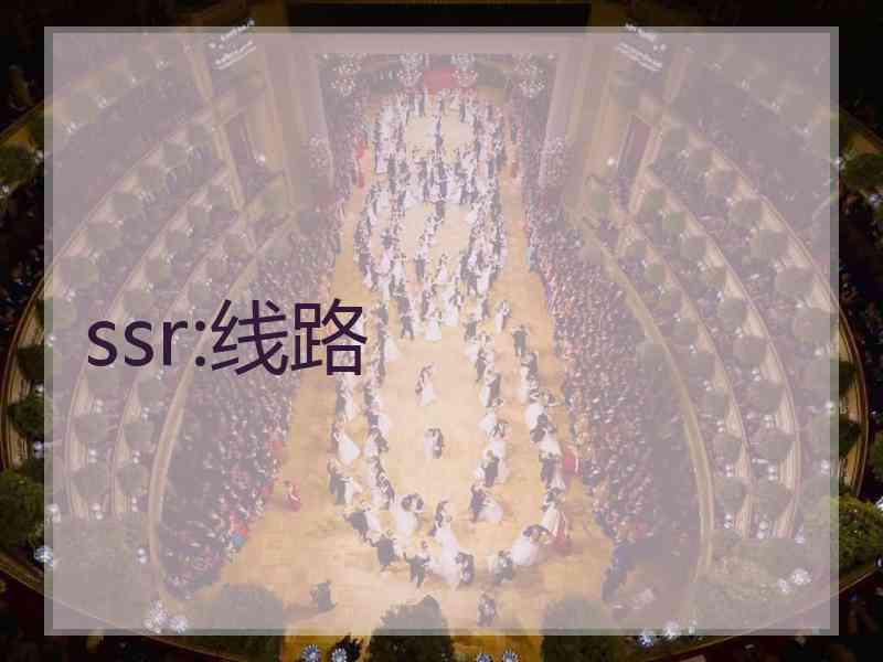 ssr:线路