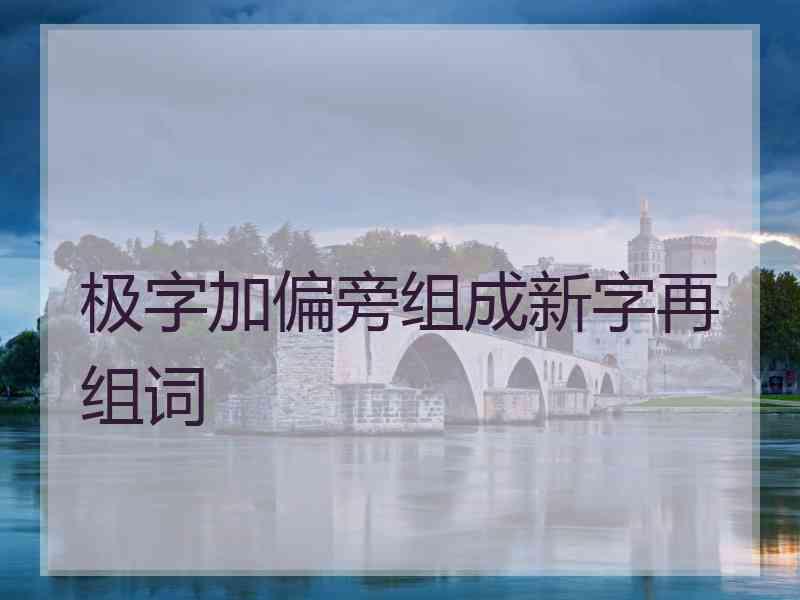 极字加偏旁组成新字再组词