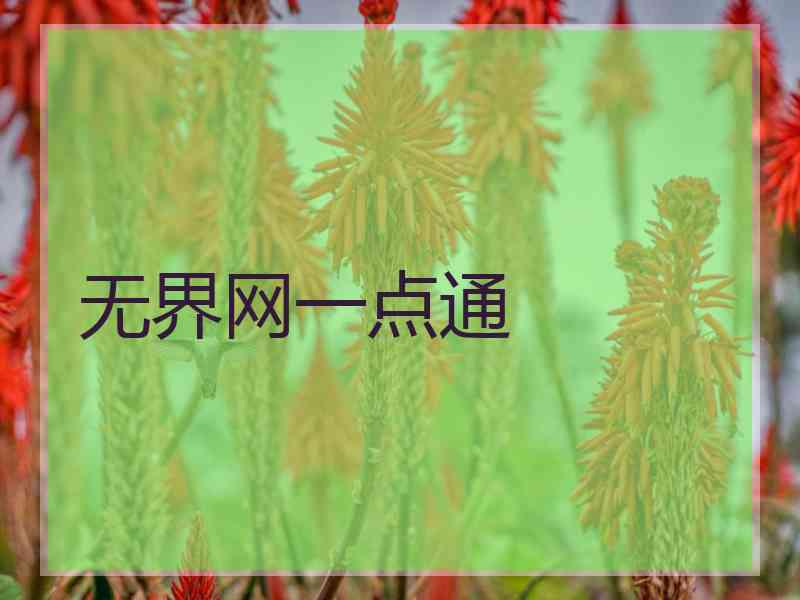 无界网一点通