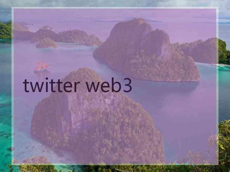 twitter web3