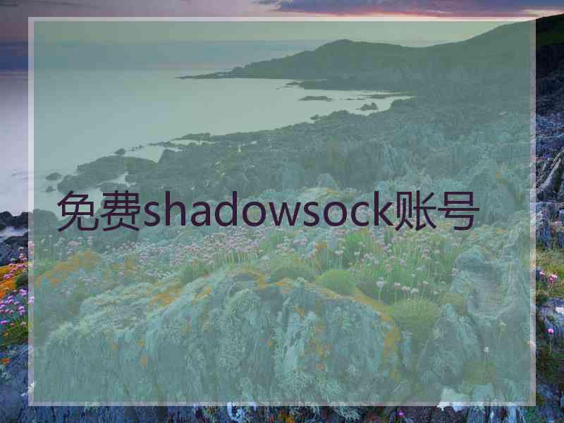 免费shadowsock账号