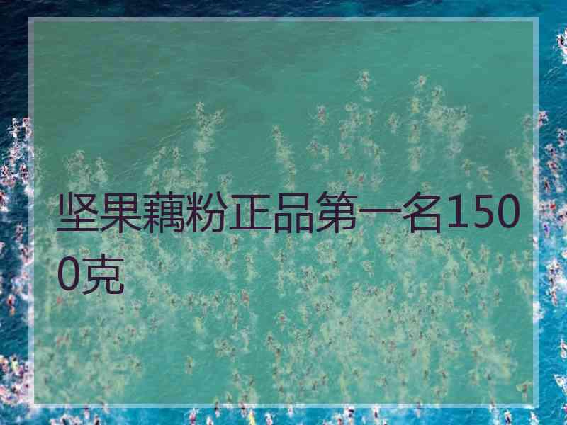 坚果藕粉正品第一名1500克