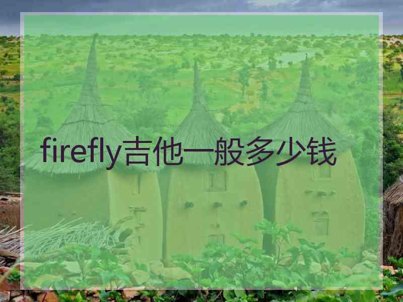 firefly吉他一般多少钱