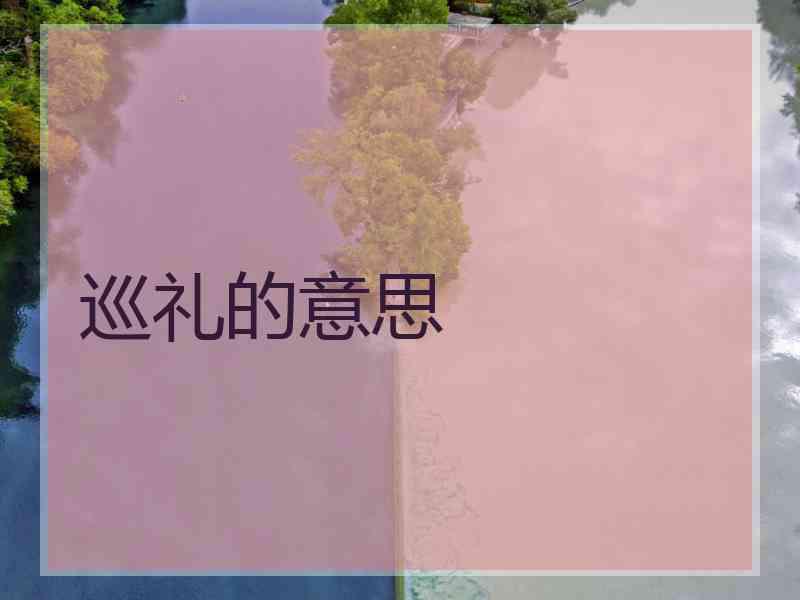 巡礼的意思
