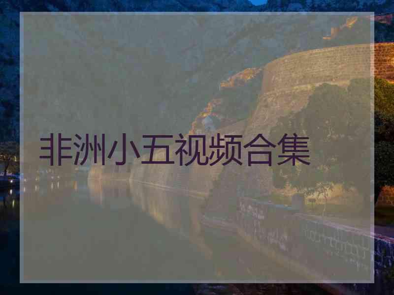 非洲小五视频合集