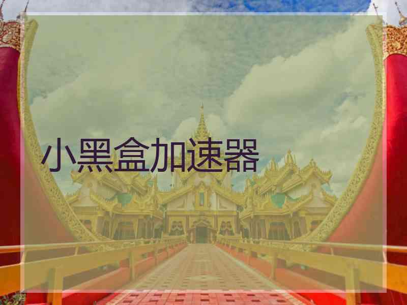 小黑盒加速器