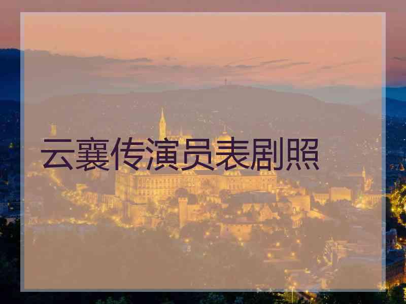 云襄传演员表剧照