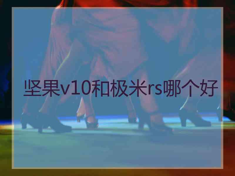 坚果v10和极米rs哪个好