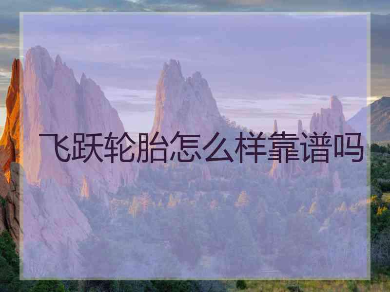 飞跃轮胎怎么样靠谱吗