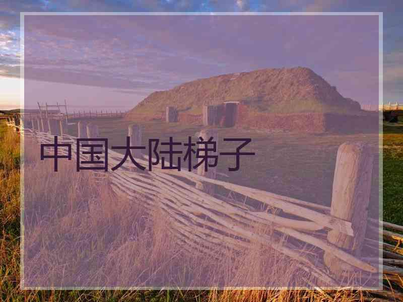 中国大陆梯子