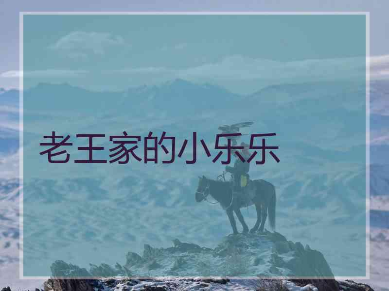 老王家的小乐乐