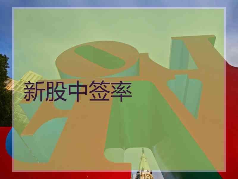 新股中签率