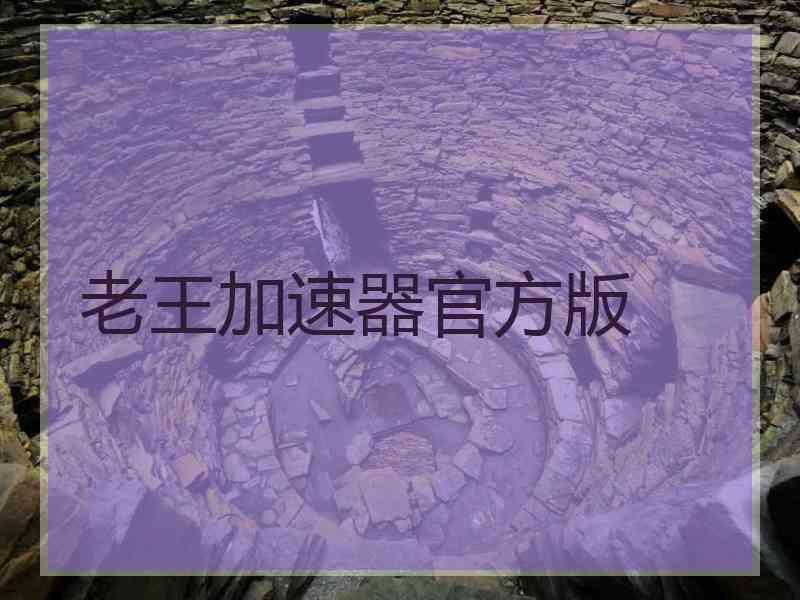 老王加速器官方版