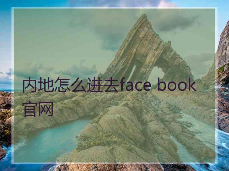 内地怎么进去face book官网
