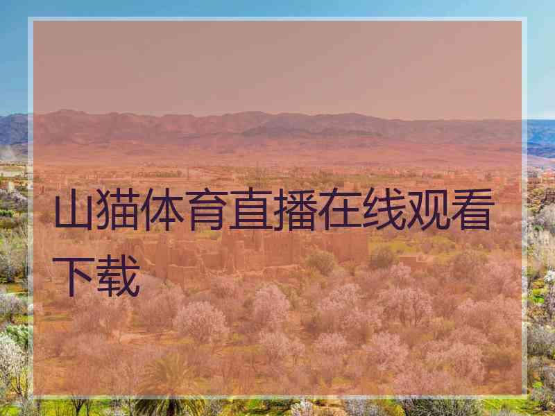 山猫体育直播在线观看下载