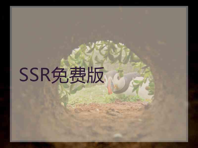 SSR免费版