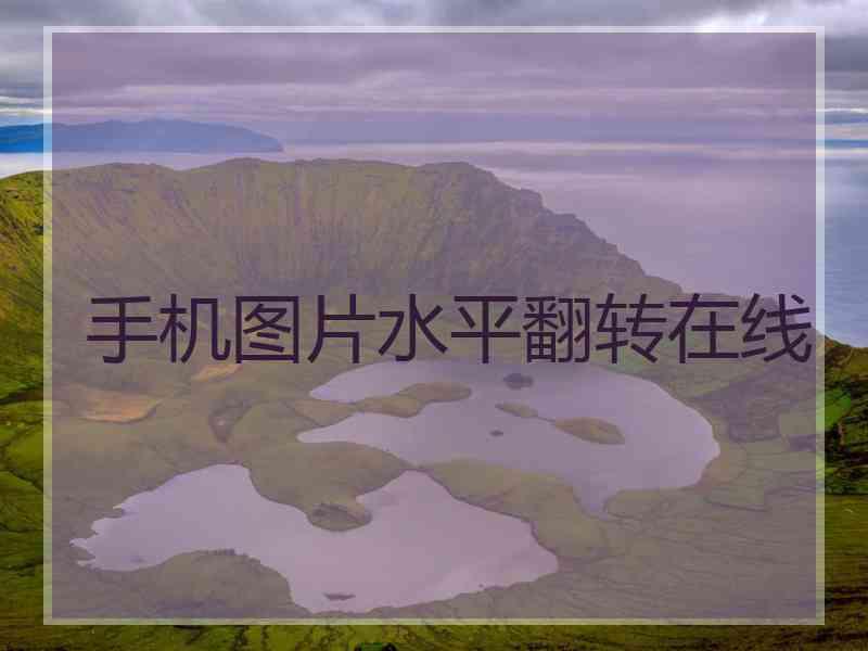 手机图片水平翻转在线
