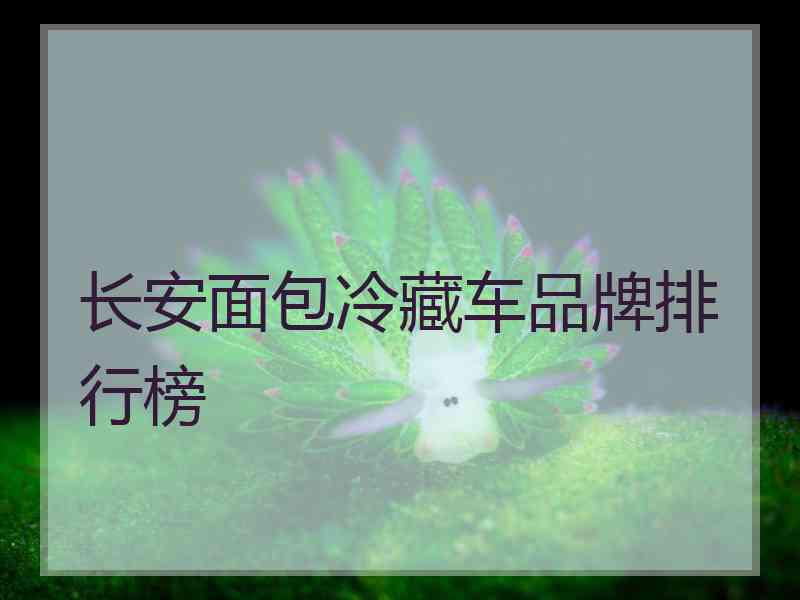 长安面包冷藏车品牌排行榜