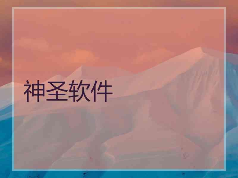 神圣软件