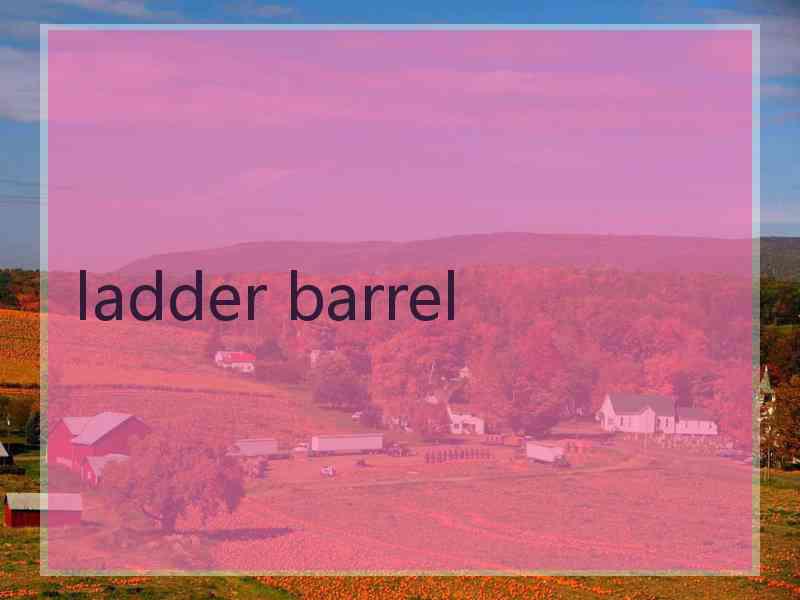 ladder barrel