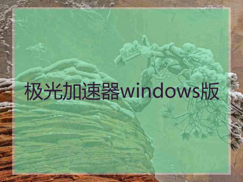 极光加速器windows版