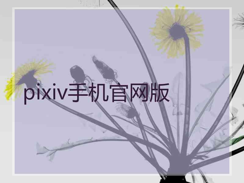 pixiv手机官网版