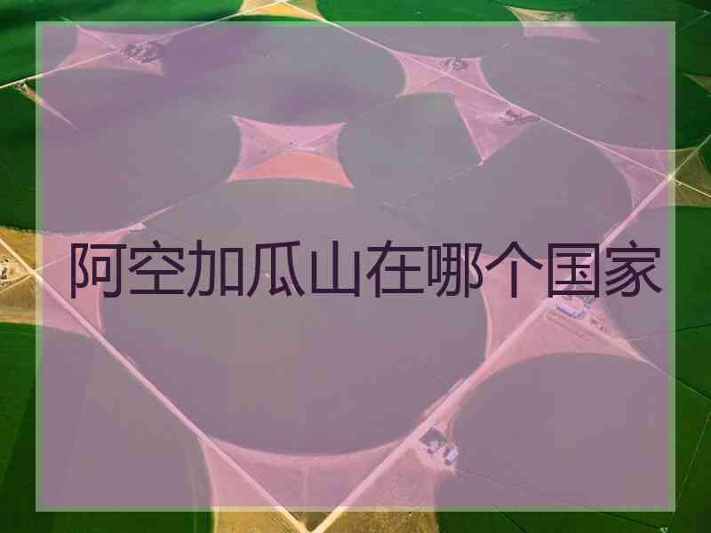 阿空加瓜山在哪个国家