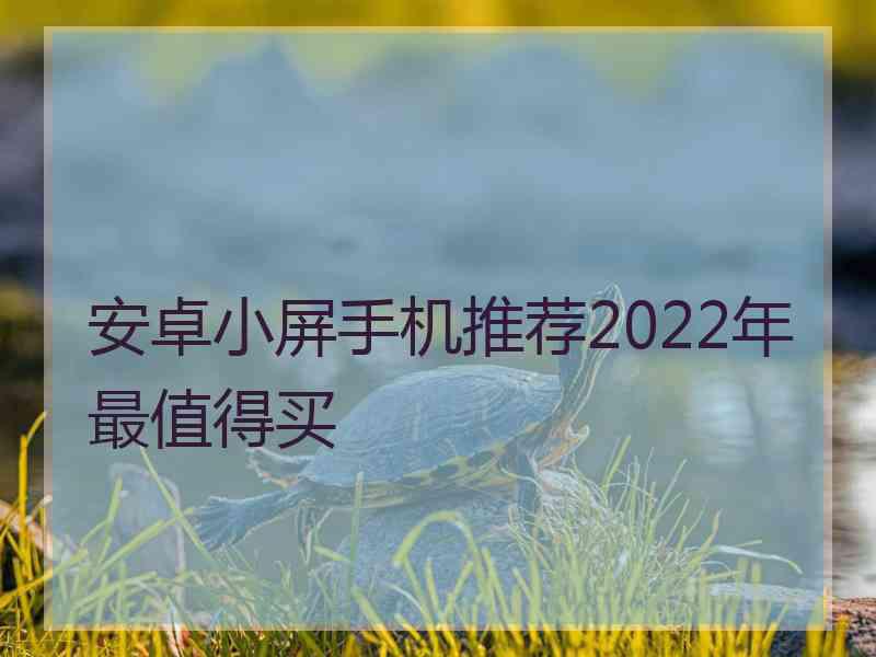 安卓小屏手机推荐2022年最值得买