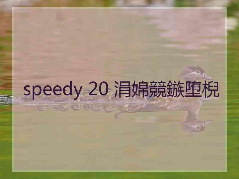 speedy 20 涓婂競鏃堕棿
