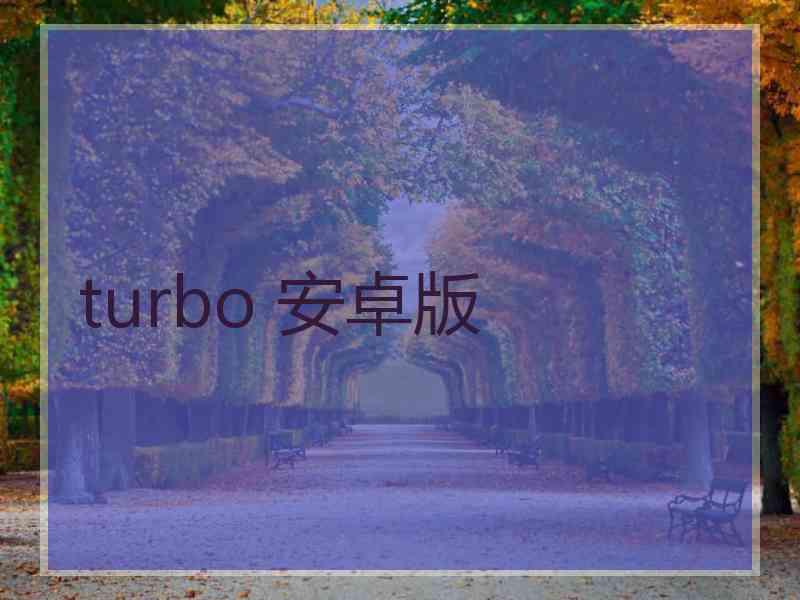 turbo 安卓版
