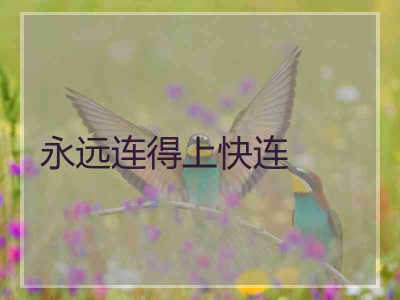 永远连得上快连