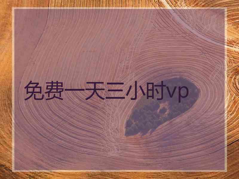 免费一天三小时vp