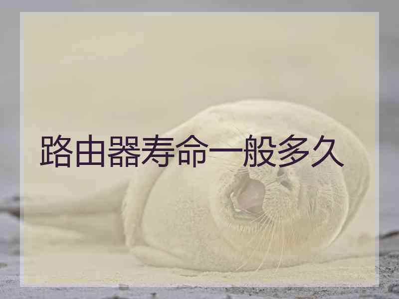 路由器寿命一般多久