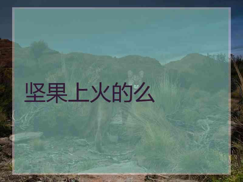 坚果上火的么