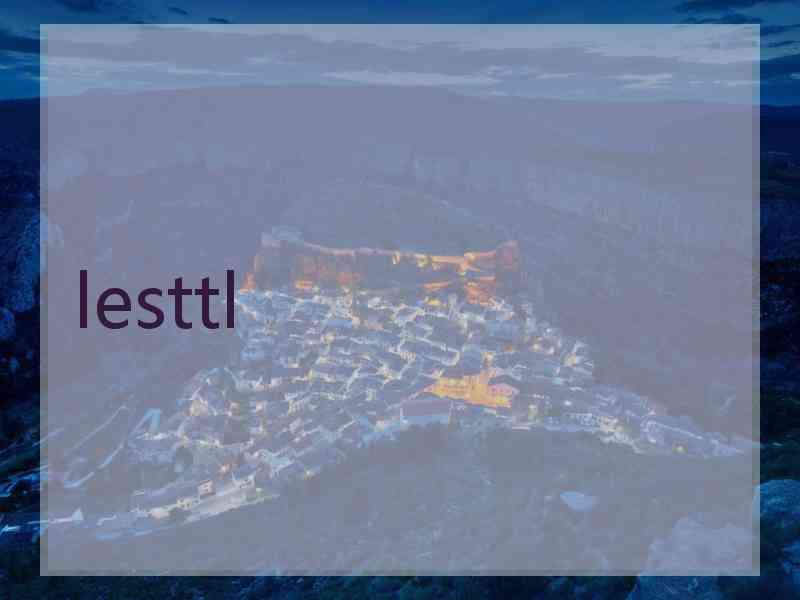 lesttl