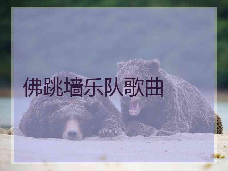 佛跳墙乐队歌曲