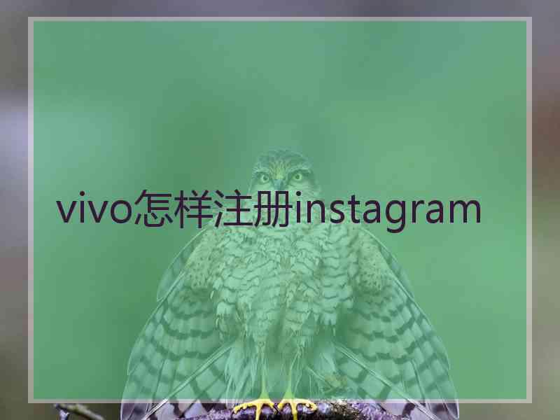 vivo怎样注册instagram