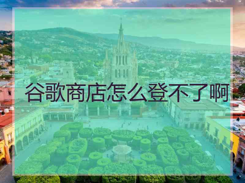 谷歌商店怎么登不了啊
