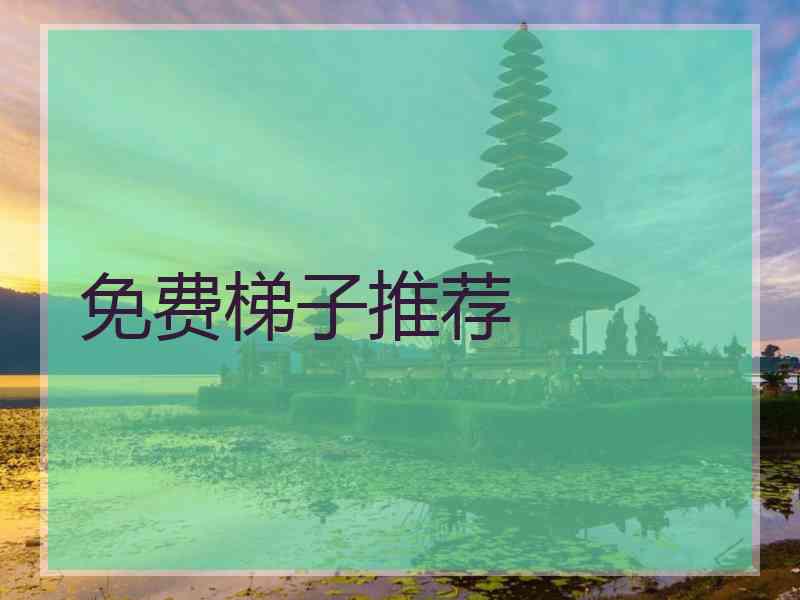 免费梯子推荐