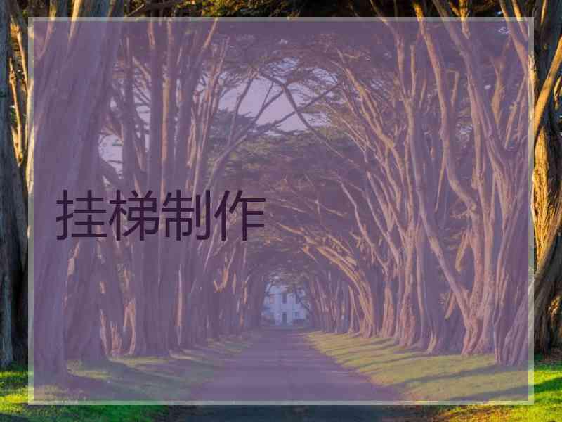 挂梯制作